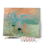 Pintura por números - Monet Impresión Sol Naciente
