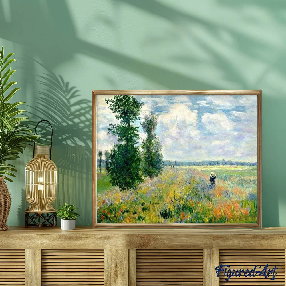 Pintura por números - Monet Campo de amapolas