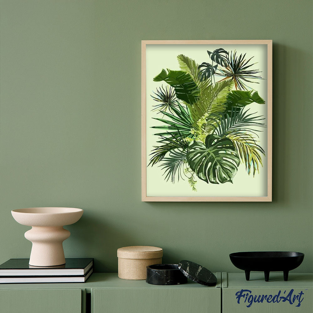 Pintura por números - Vegetación