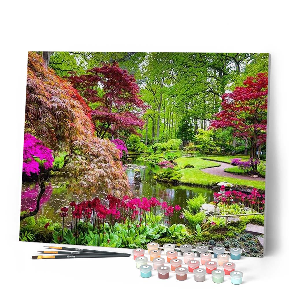 Paint by Numbers - Flowered Park