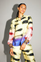 The Darline Funky Tie And Dye Print Shirt