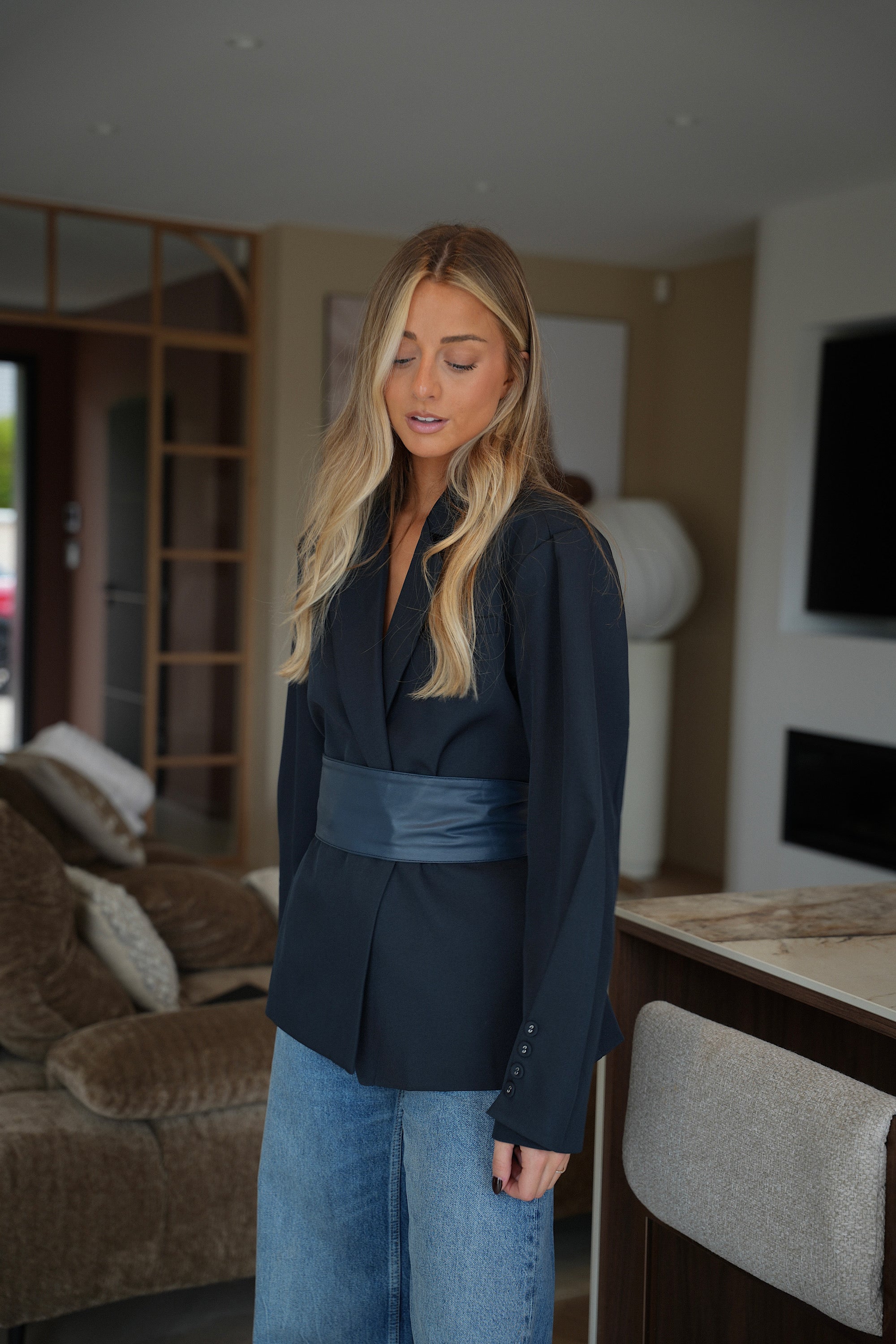Chaqueta estilo blazer Dorothée - Azul marino
