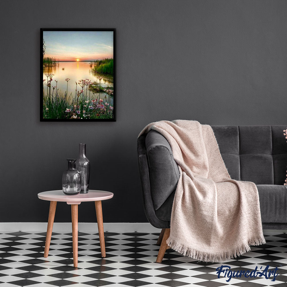 Pintura por números - Lago tranquilo