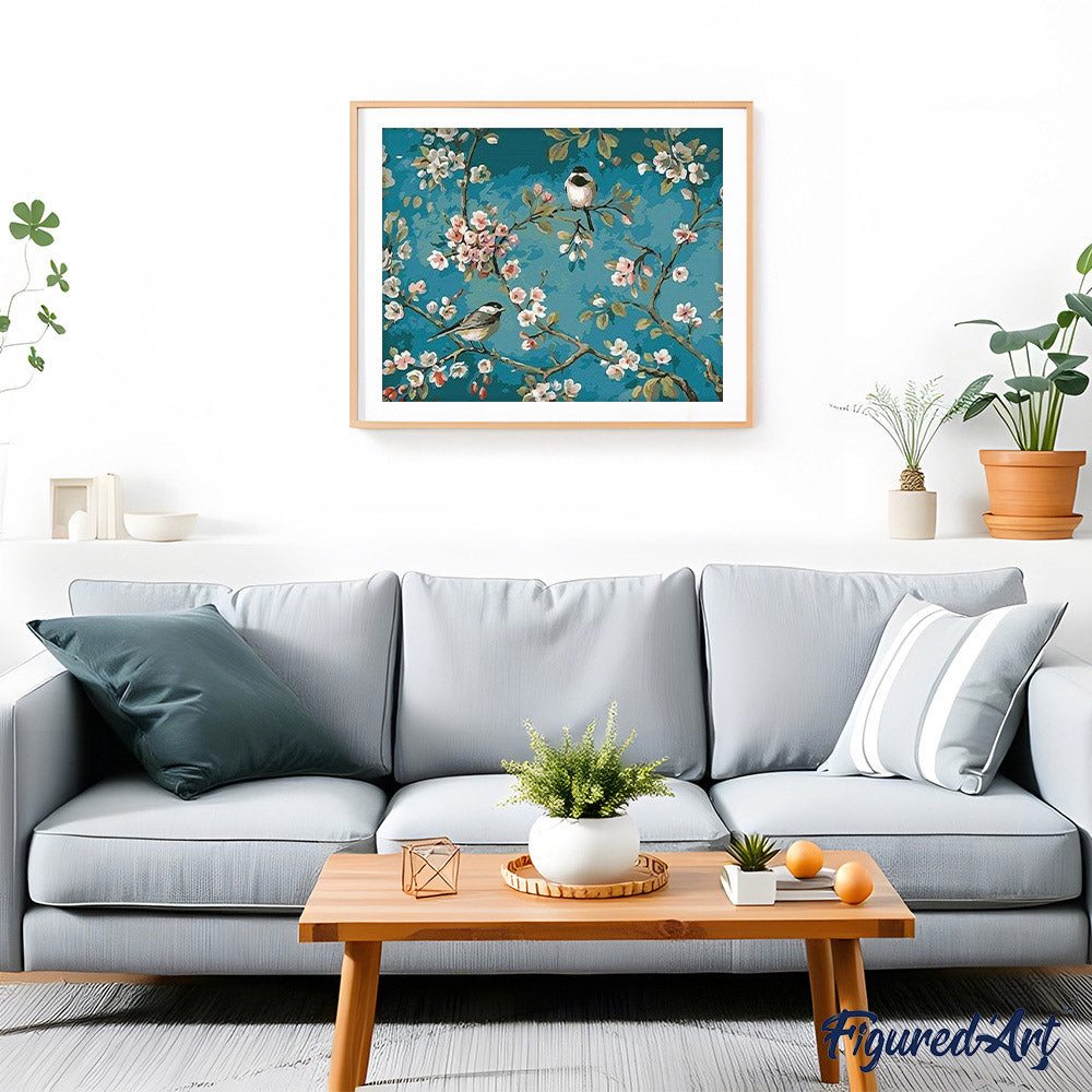 Paint by Numbers - Flowers and Birds 2