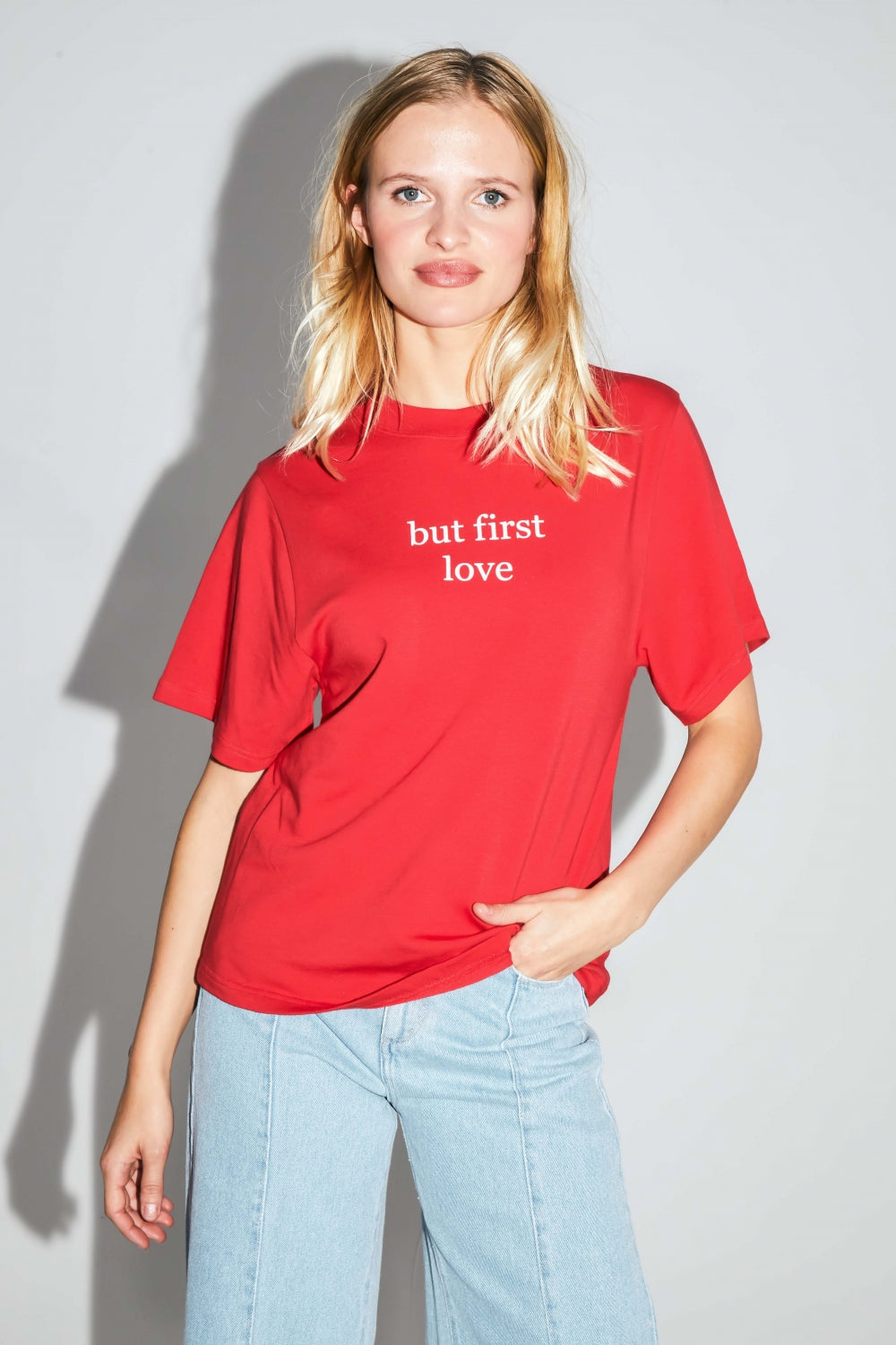 T-shirt Collector Colette I Bomulds- Og Modaljersey Fremstillet I Portugal - Rød