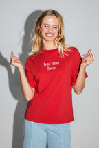 T-shirt Collector Colette I Bomulds- Og Modaljersey Fremstillet I Portugal - Rød