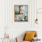 Pintura por números - Flor Blanca