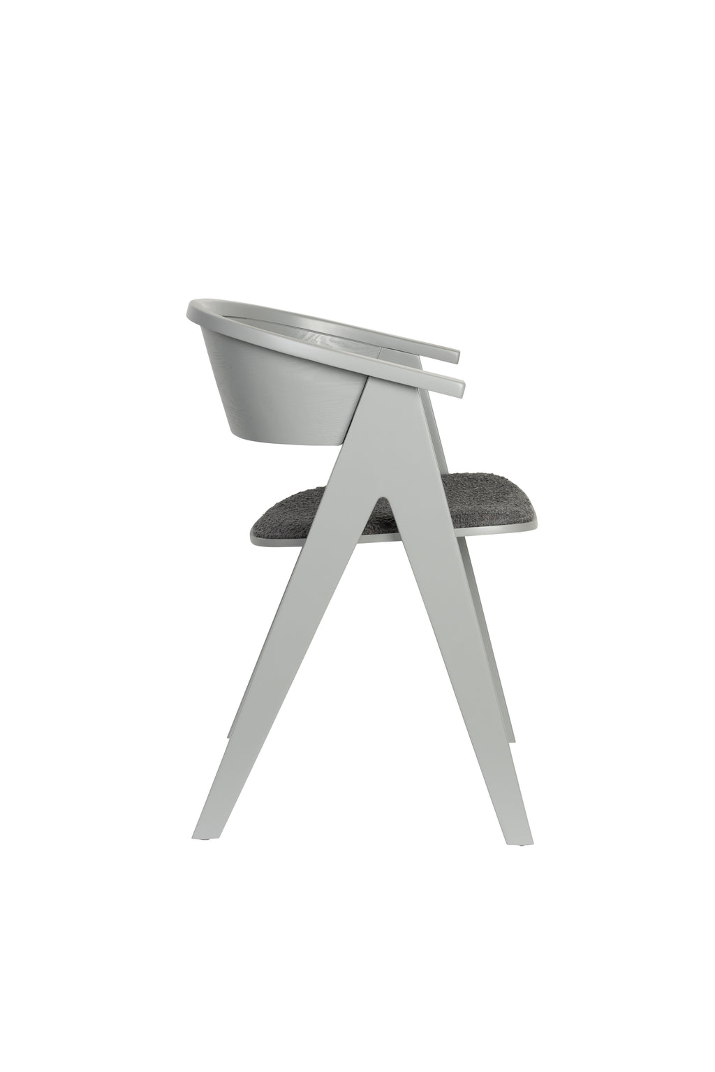 Ndsm - Fauteuil De Salle À Manger - Frêne massif - Gris