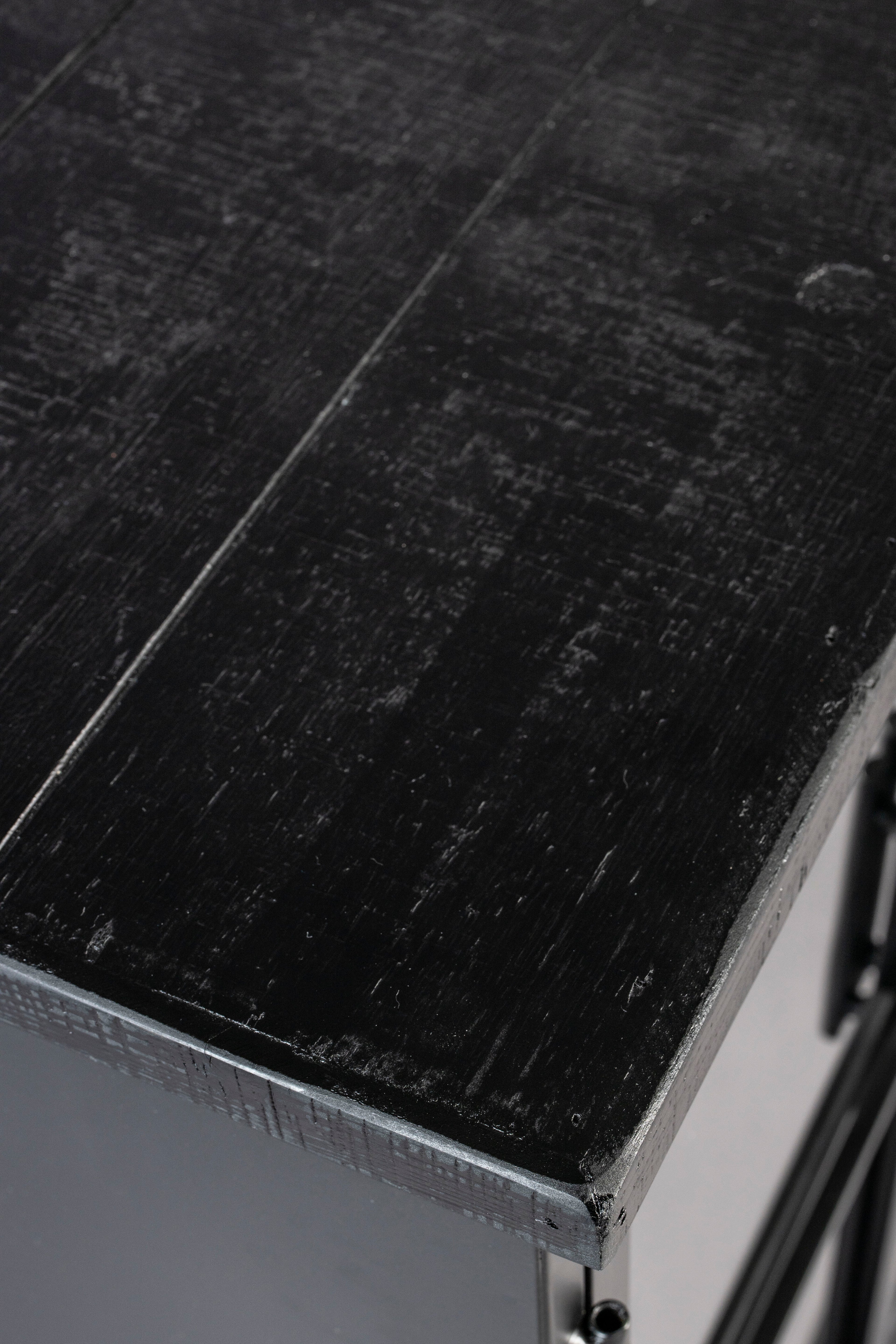 Ferre L - Wardrobe - Fir veneer - Black