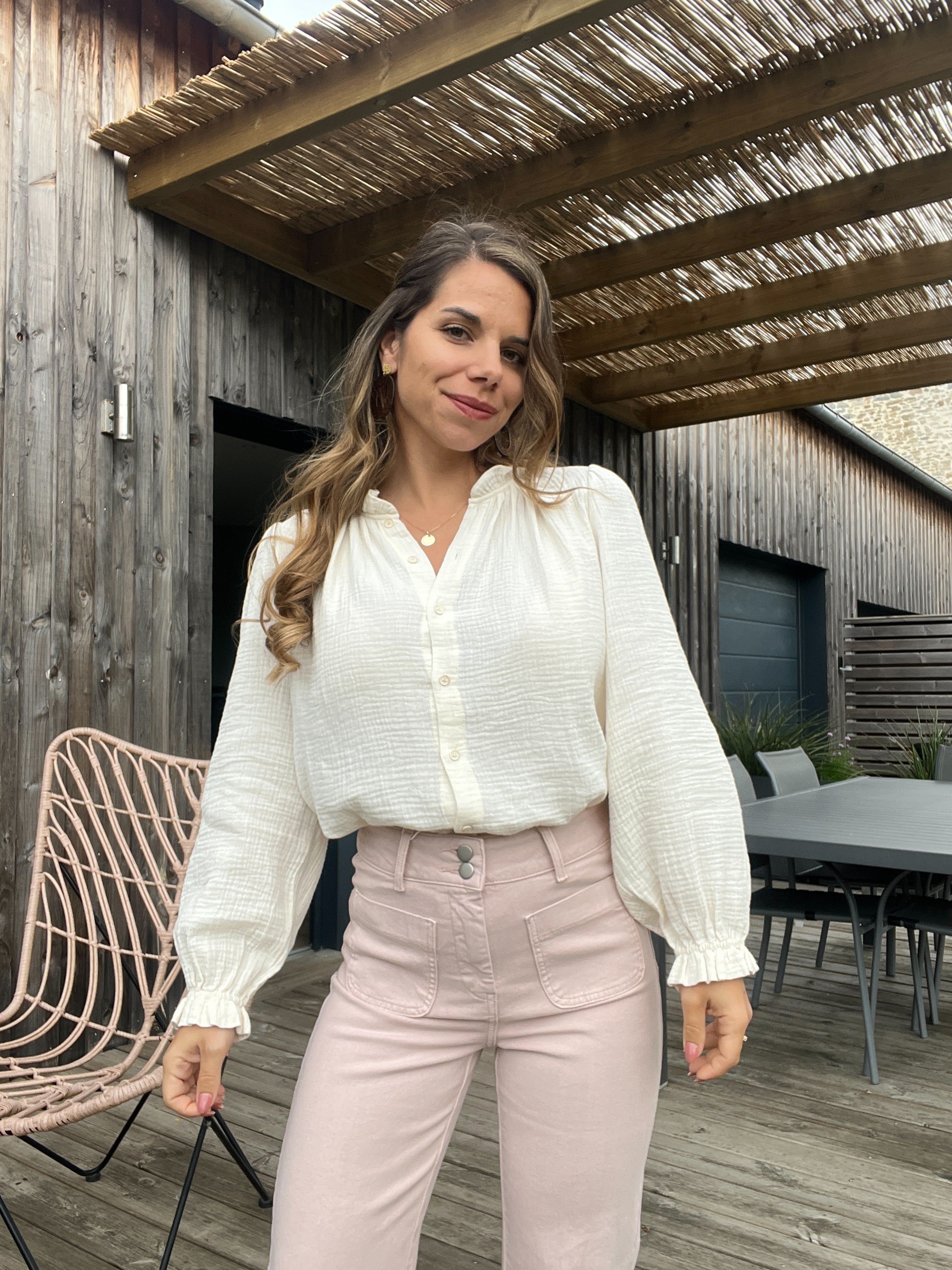 Flare Jeans Elenette Rose