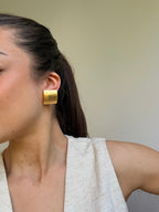 Vintage Helena Rubinstein Earrings - Gold-Tone Squares