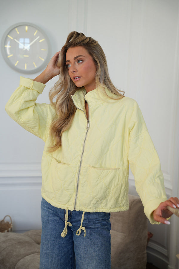 Veste Zippée Tressia - Jaune