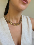 Collar Napier Vintage - Malla Doble Dorada