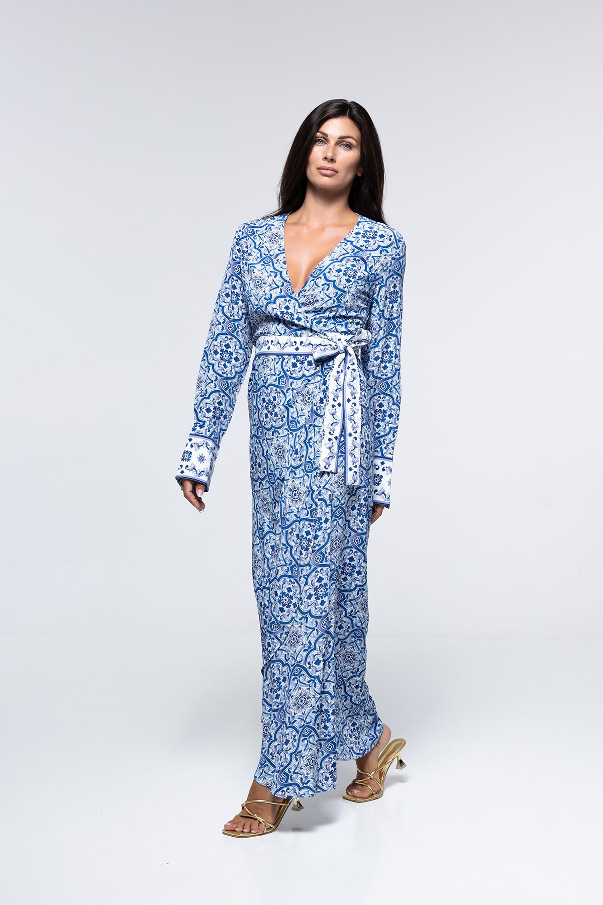 Robe Valina - Blue Tile