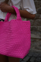 Bolso Nelson Trenzado - Rosa
