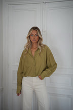 Miranda Short Blouse - Green
