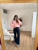 Prenda de punto de mohair y lana Gaia baby pink