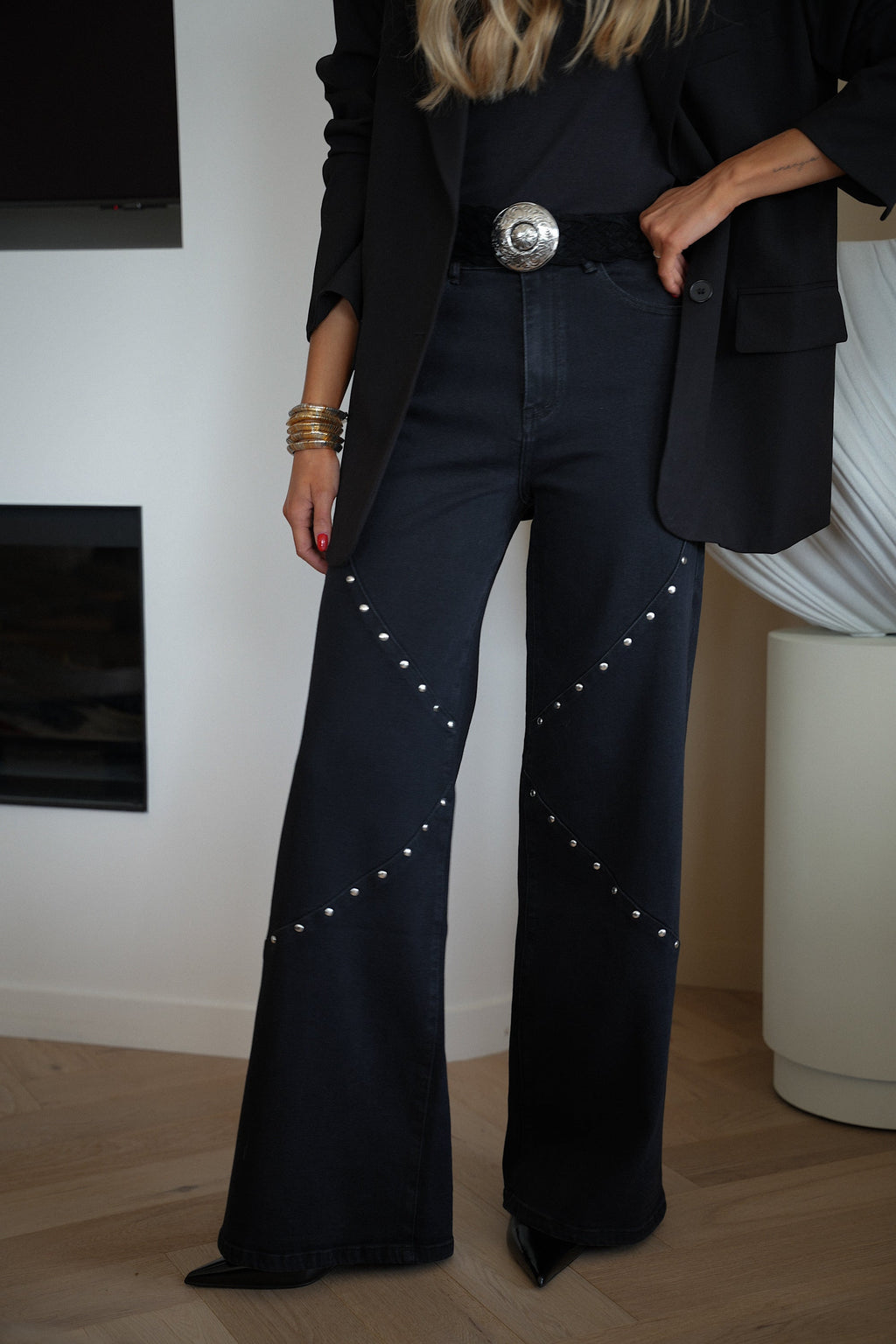 Suzon Braided Belt - Black