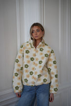 Dana Zipped Jacket - Cream