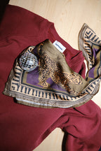 Georgia Khaki Pattern Scarf