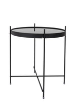 Cupido S - Mesa auxiliar - Vidrio - Negro