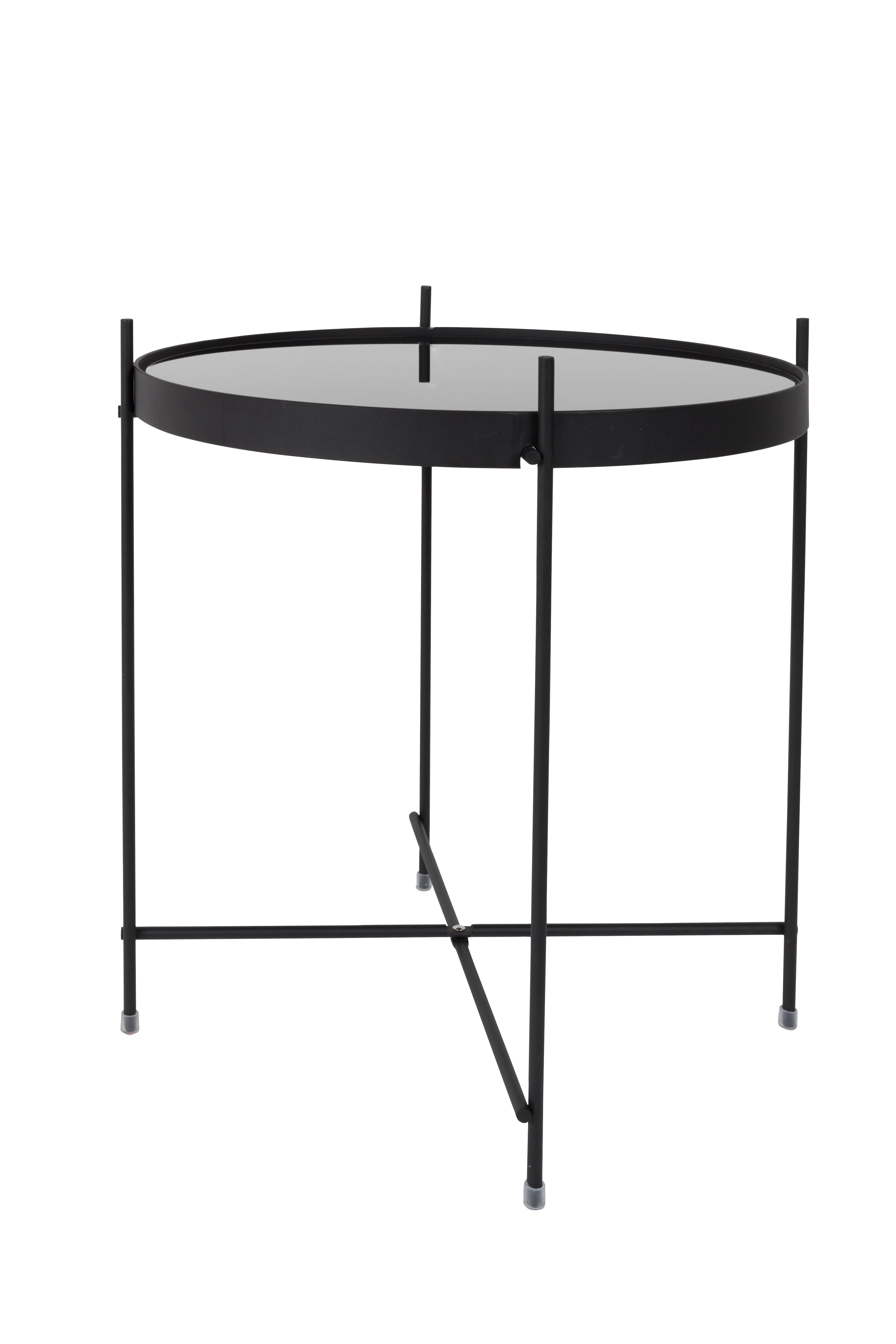 Cupido S - Mesa auxiliar - Vidrio - Negro