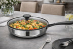 Sauteuse 26cm - Technologie Triplex - Acier Inoxydable - Inox