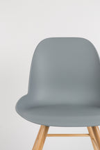 Albert Kuip - Silla de Comedor - Plástico Polipropileno - Gris Claro