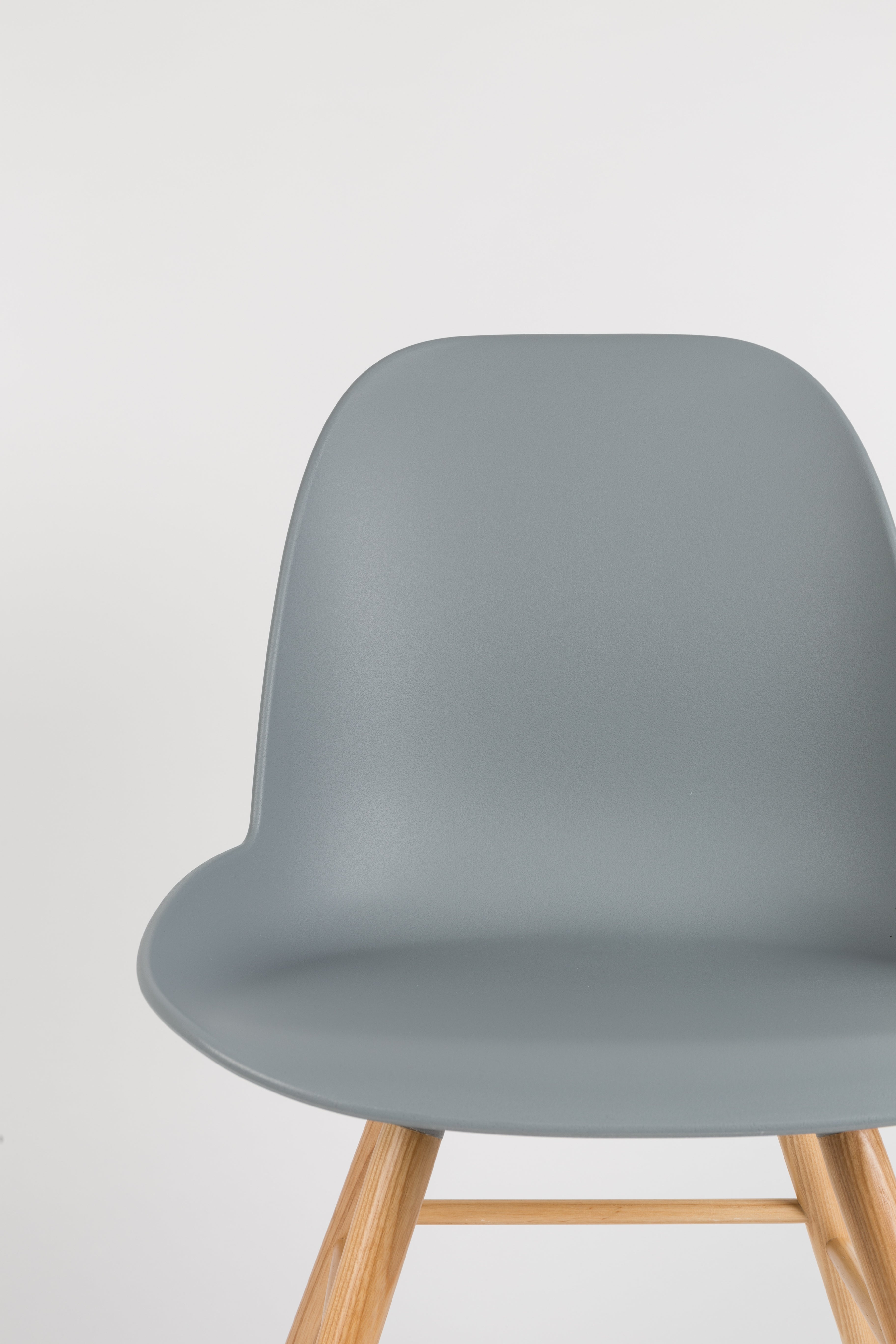 Albert Kuip - Silla de Comedor - Plástico Polipropileno - Gris Claro