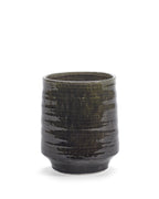 Glazed Shades - Pot De Fleurs 02 - S - Grès - Vert Foncé