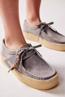 Wallabee Cup - Steel Grey Nbk - Femme