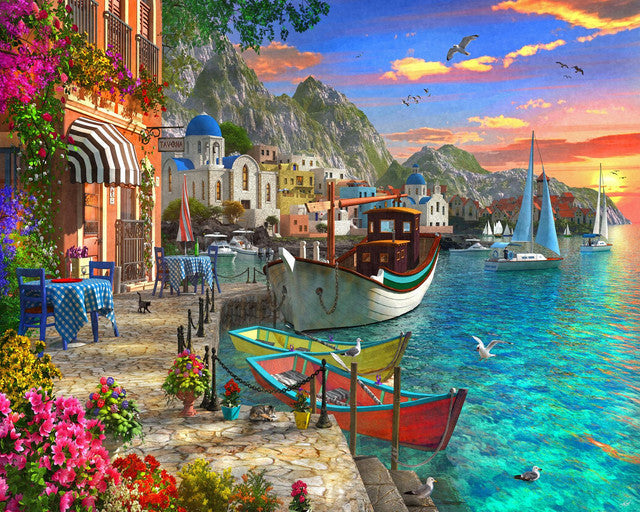 Paint By Numbers - Flowery Port