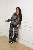 Pantalon Bandana - Noir