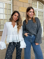 Pull en laine gris Henri