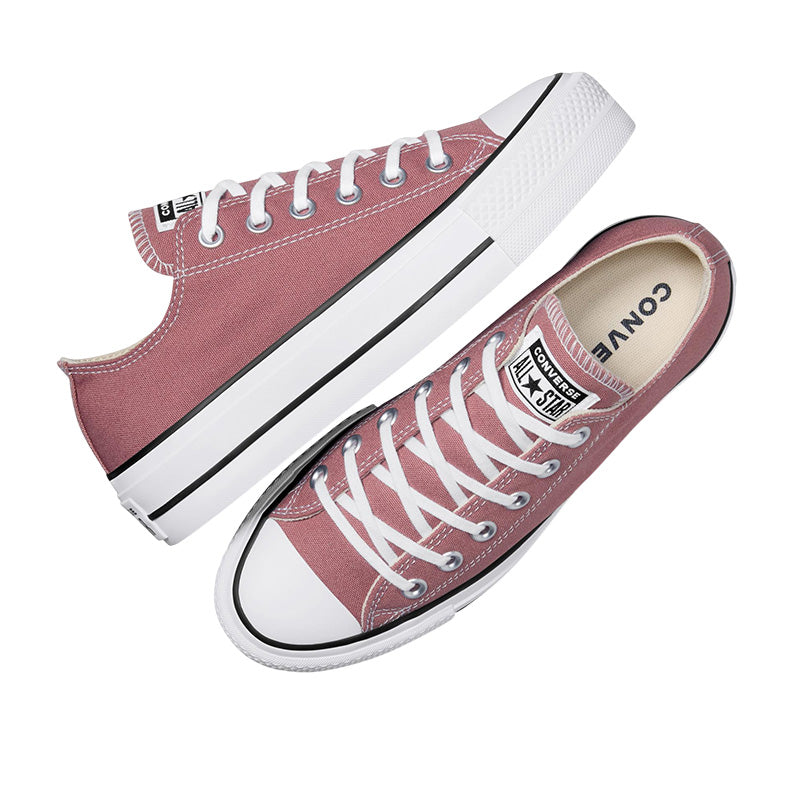 Converse Hi All Star Lift Women's Sneakers - Pink, Burgundy