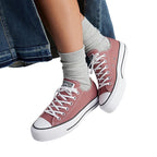 Converse Hi All Star Lift Women's Sneakers - Pink, Burgundy
