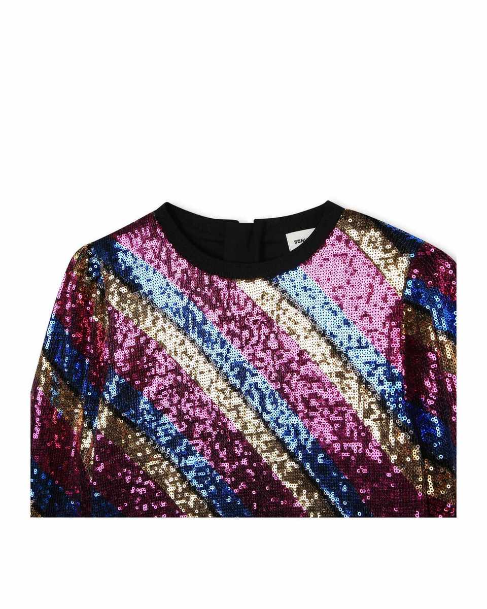 Vestido de Manga Larga - Multicolor - Niña - Sonia Rykiel
