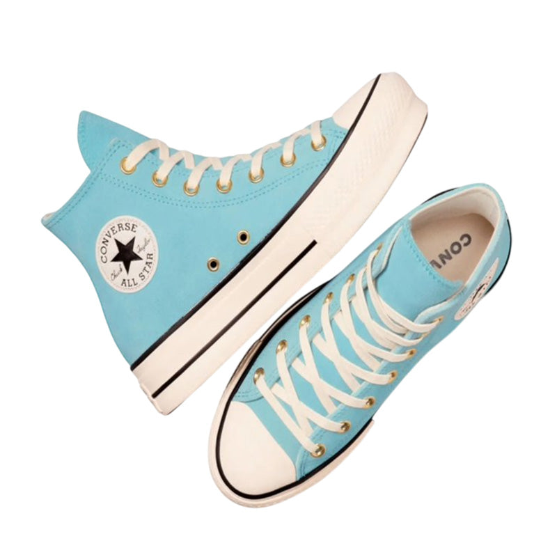 Converse Hi All Star Lift Women's Sneakers - Blue, Gold
