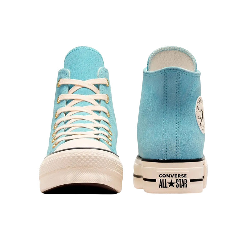 Converse Hi All Star Lift Women's Sneakers - Blue, Gold