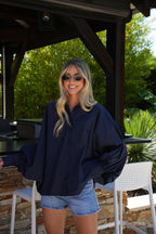 Chemise Ample Lycia - Marine