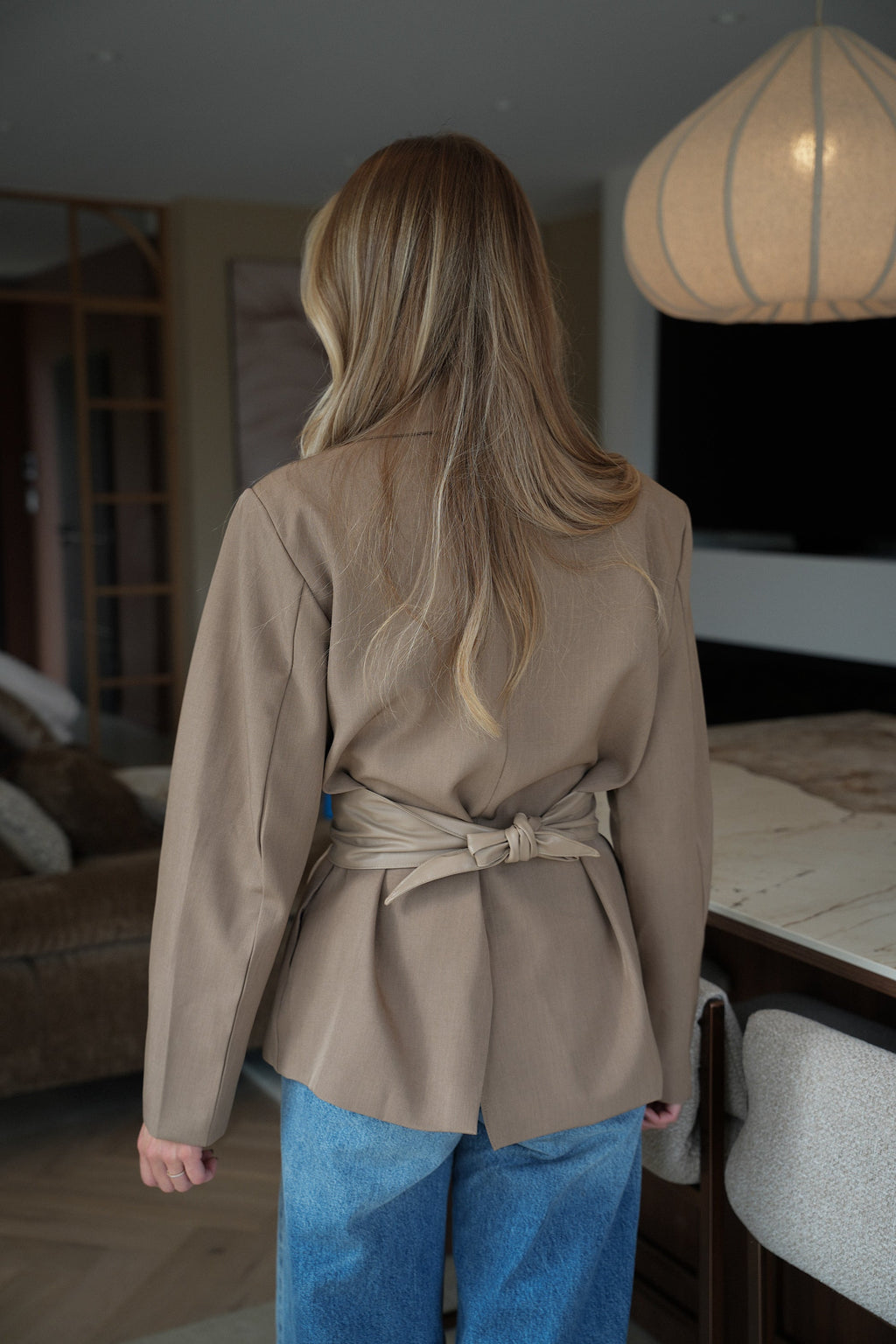 Dorothée Blazer Jacket - Beige