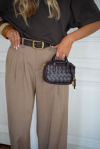 Pantalón recto Achille - Taupe