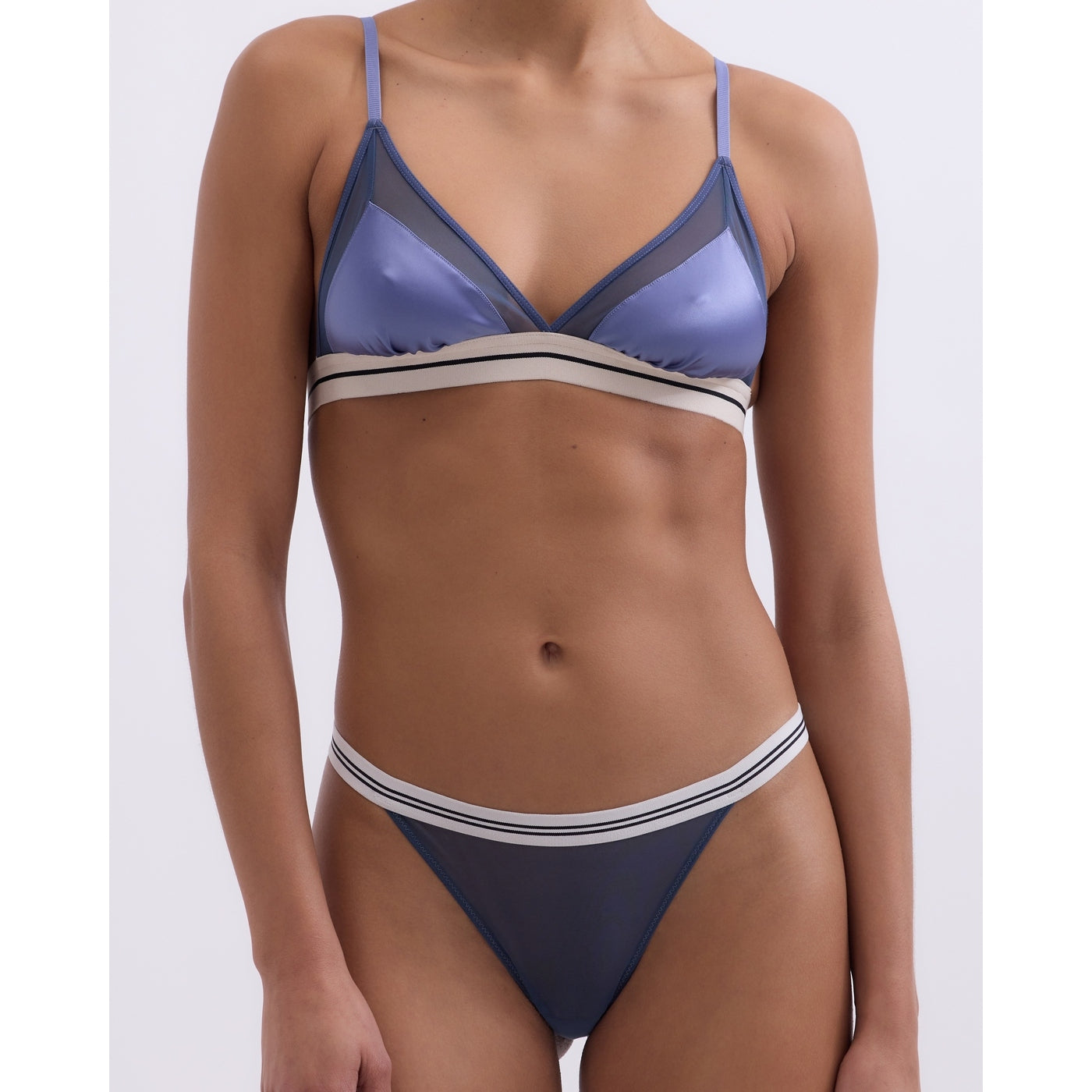 Jane M Bra - Greyed Blue