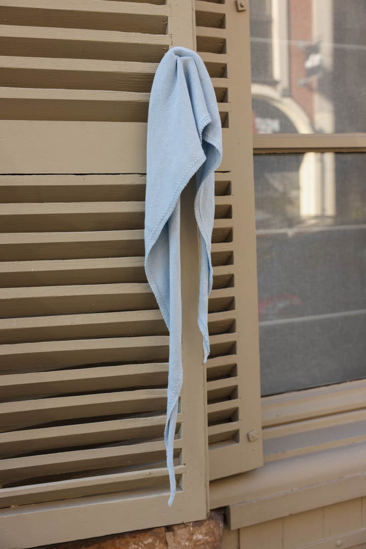 Foulard Léon Maille Bleu Ciel