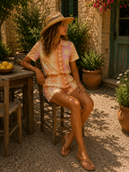 Camisa Palmy - Amarillo