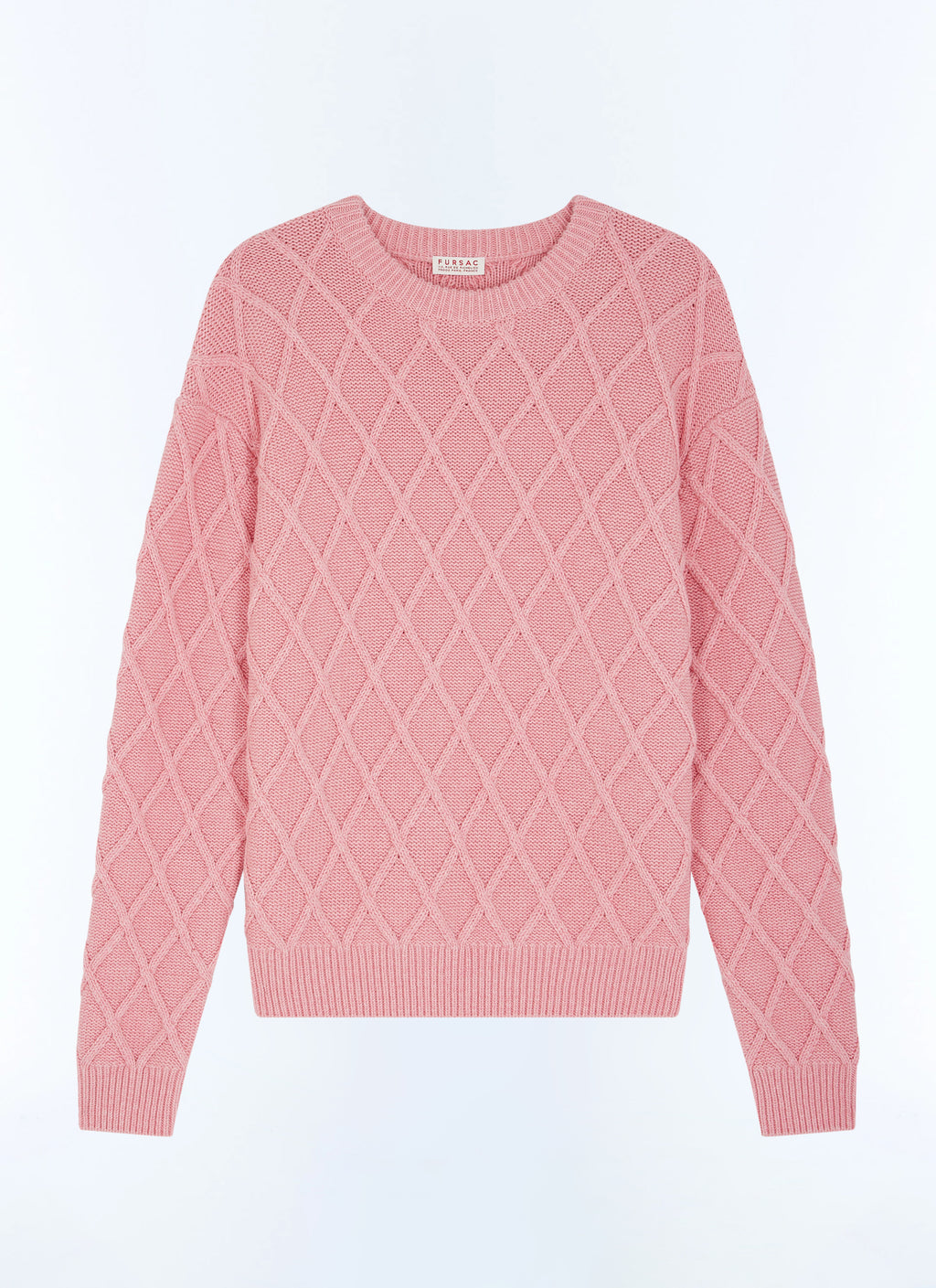 Jersey De Ochos De Algodón Y Lana - Rosa