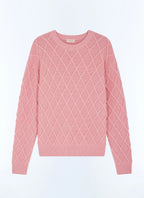 Jersey De Ochos De Algodón Y Lana - Rosa