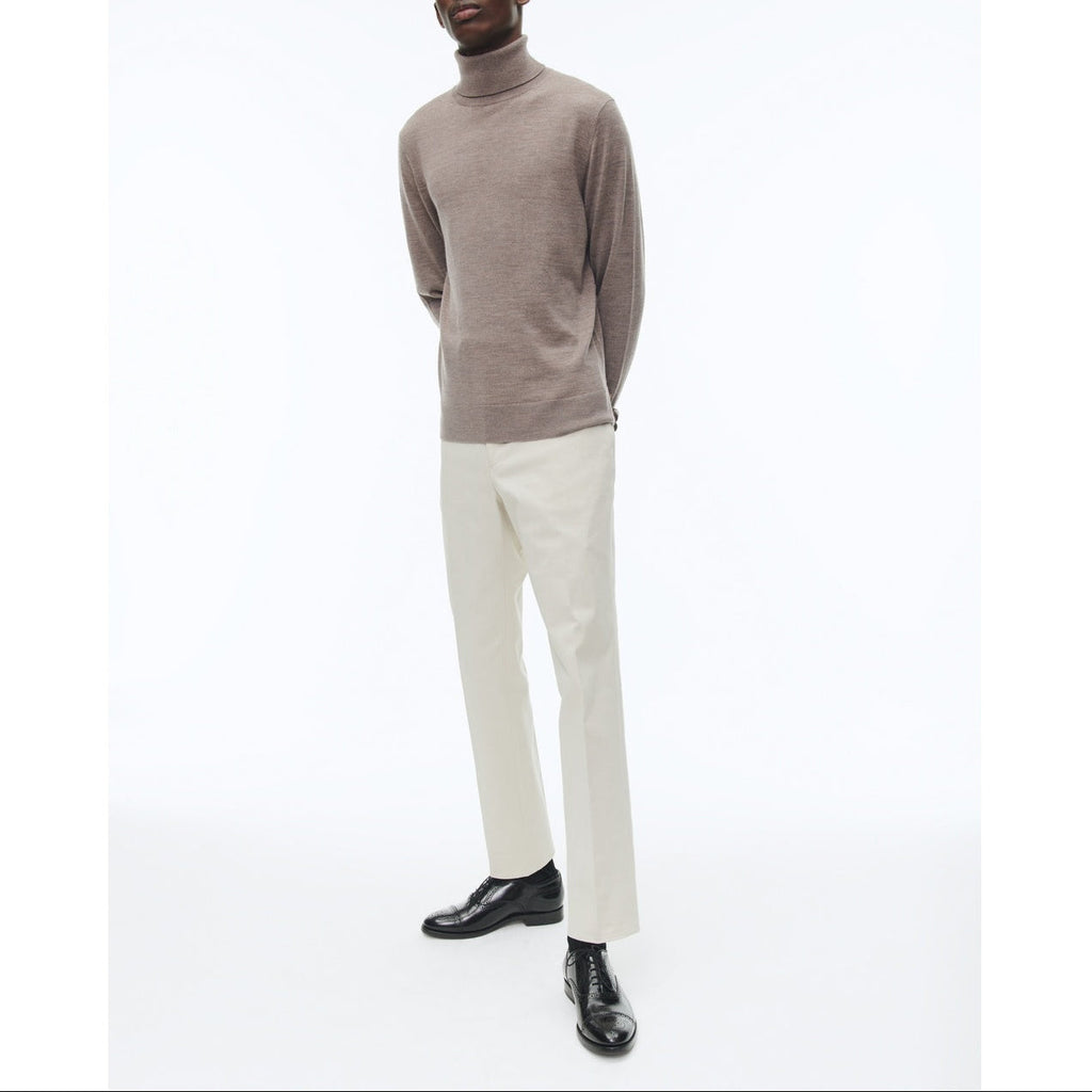 Fursac - Jersey Cuello Vuelto Merino Taupe 16Gg - Taupe