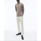 Fursac - Jersey Cuello Vuelto Merino Taupe 16Gg - Taupe