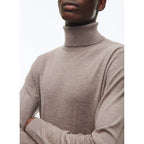 Fursac - Jersey Cuello Vuelto Merino Taupe 16Gg - Taupe